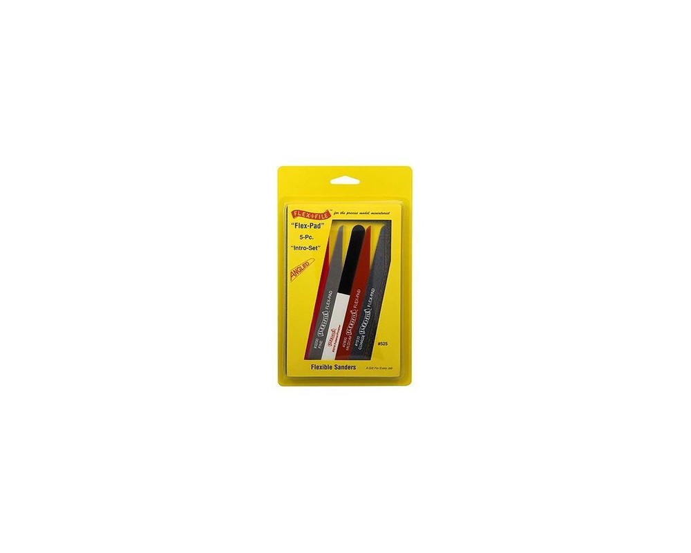 Flex-I-File Flex-Pad Angled Sanding Stick Intro Set (5) [FXF525]