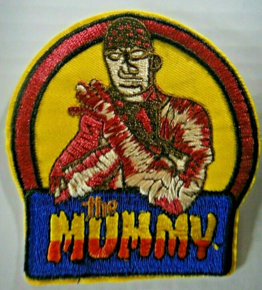 The Mummy, Universal Monsters Embroidered Patch -new