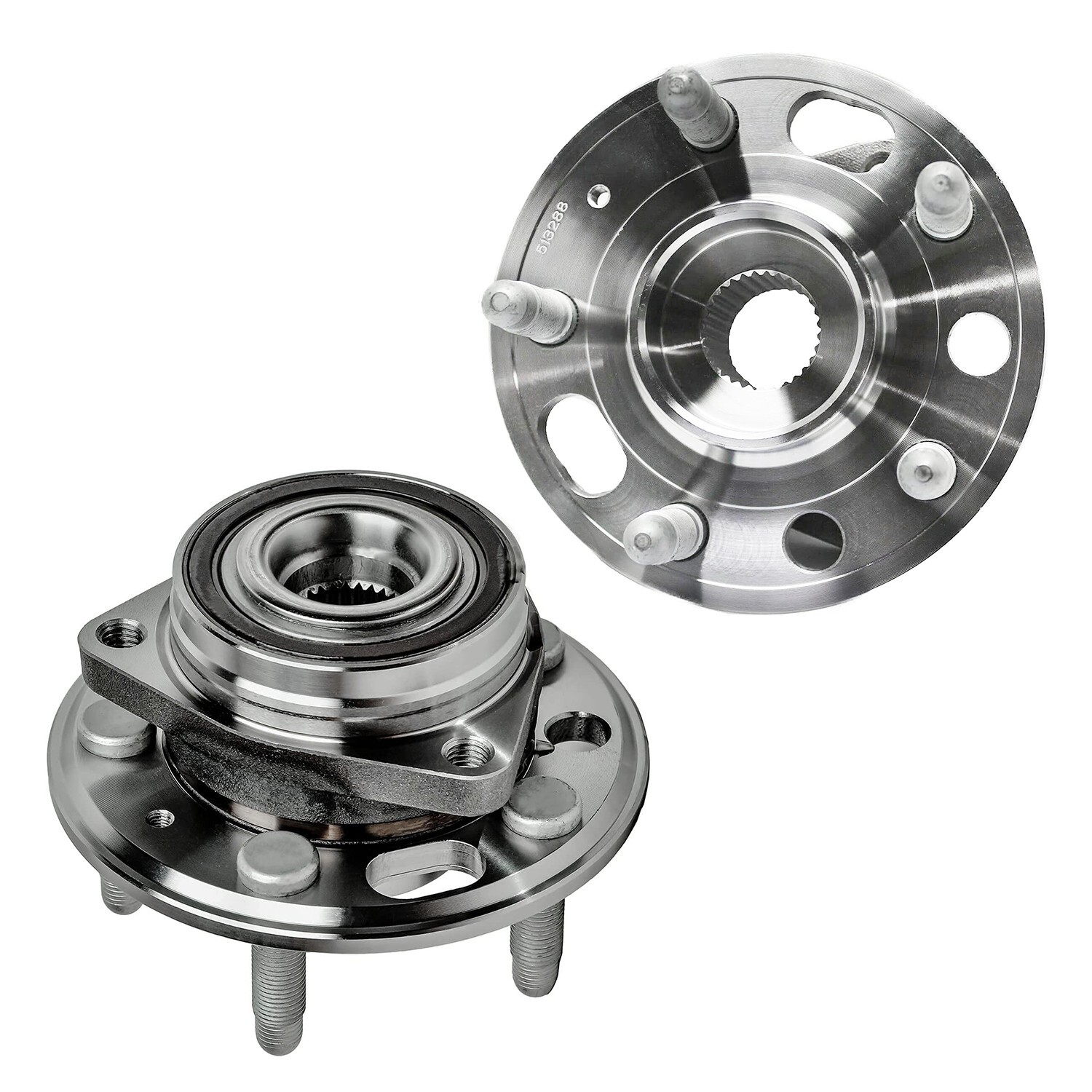 2.4L Front CV Axles Wheel Bearing Hubs Suspension Kit for Chevy Equinox Terrain