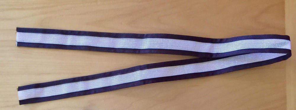 Blank Needlepoint Belt Canvas with Clasp & DMC Perle Cotton Thread