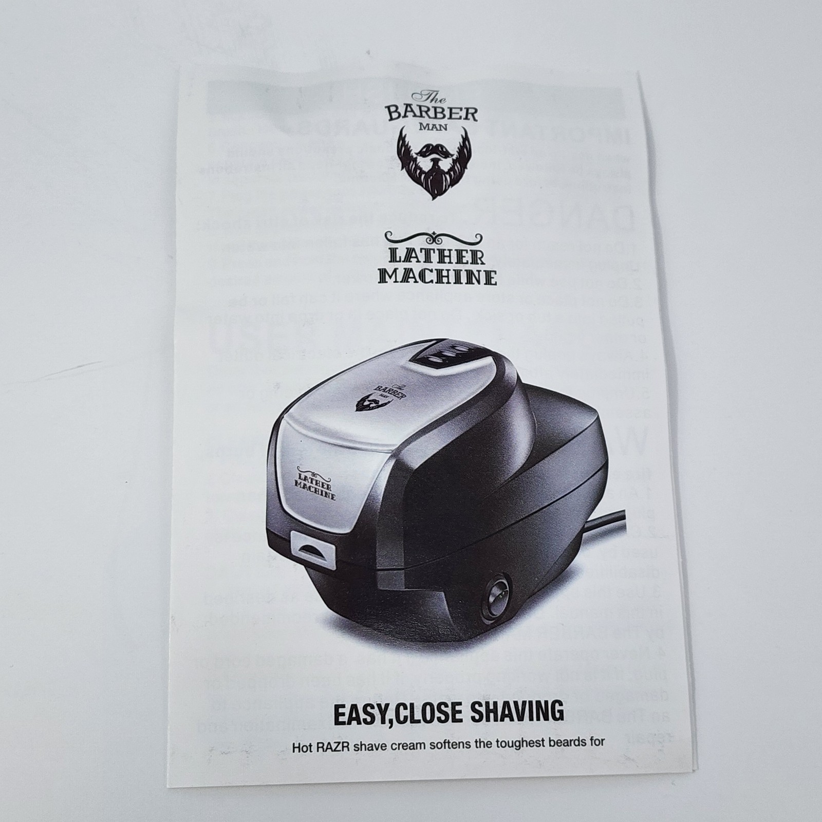 Barber Pro Hot Lather Machine for Shaving