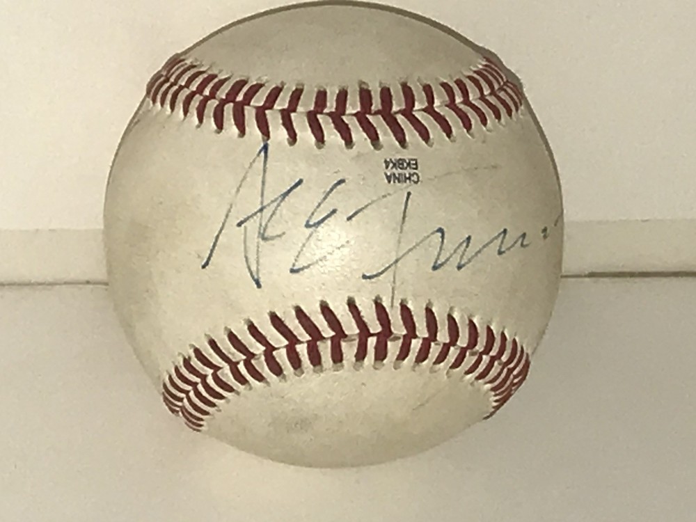 ACE FREHLEY KISS AUTOGRAPHED SIGNED BASEBALL AUTOGRAPH OFFICIAL MLB RAWLINGS RIP