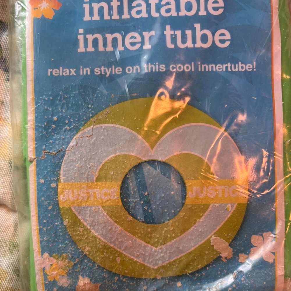 Vintage Justice pool tube float