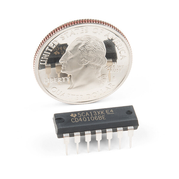 [ SparkFun COM-13952 ] Schmitt Trigger - CD40106B