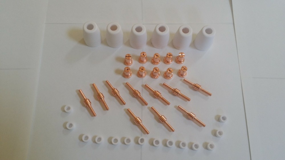 REBOOT RBC-5000D CONSUMABLES 40PCS COPPER EXTENDED FOR PLASMA CUTTER