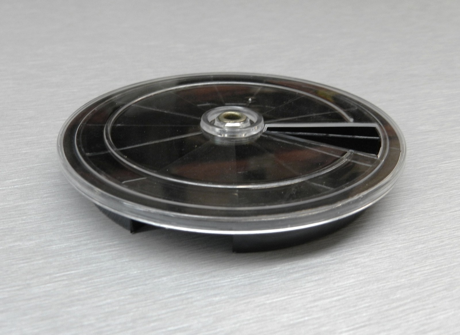 Revolving Tray Round Plastic Storage Container 12 Sections 3-5/16" Small Parts