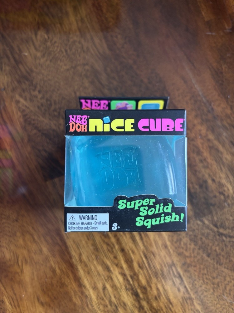 SELLING FAST! LIMITED!! Nee Doh Nice Cube Super Solid Squish Squeeze Toy.