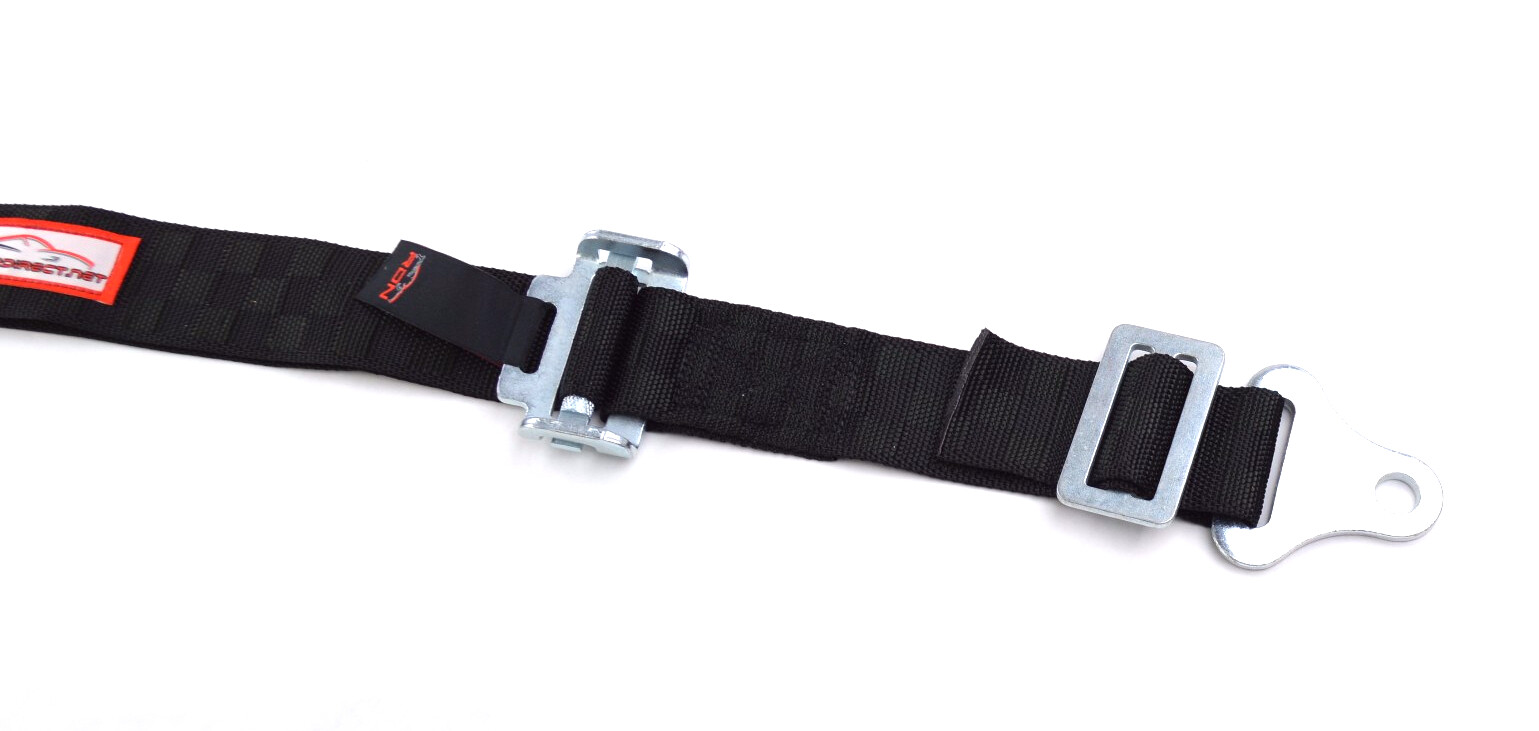 YOUTH RACING HARNESS UNIVERSAL SFI 16.1 PULL UP LAP CAM LOCK BLACK CHECKERBOARD