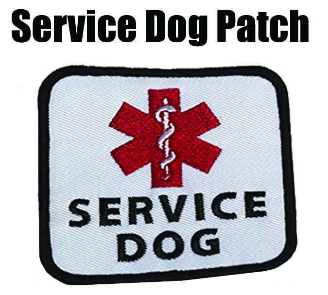 Service Dog Patch - Large