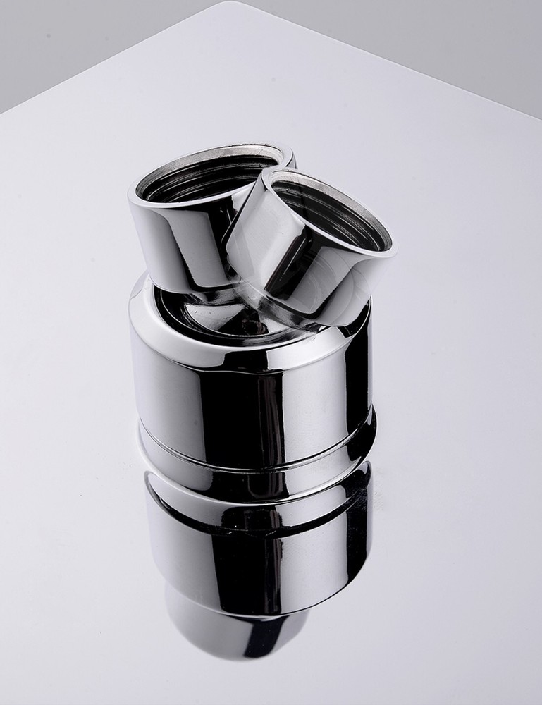 8" High Pressure Square Showerhead with Large Spray Surface- Chrome