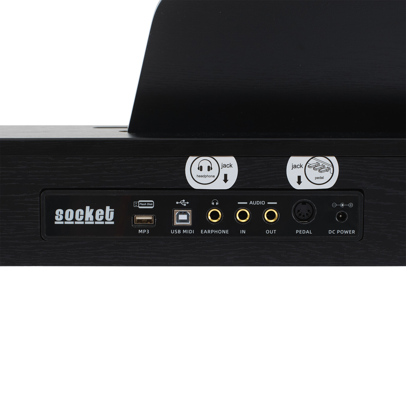 MUSTAR 88-Key Semi Weighted Digital Piano with MIDI, Triple Pedal