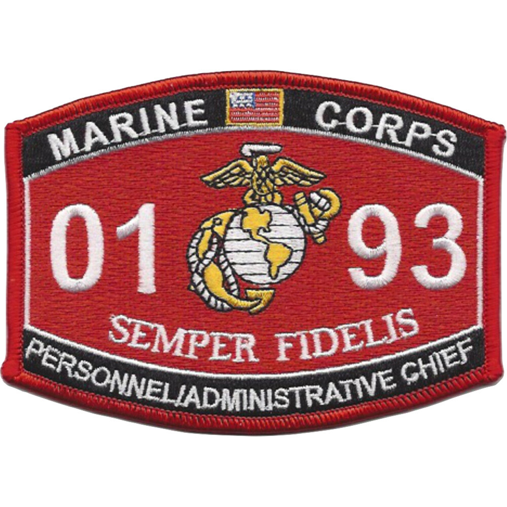 0193 Personnel Administrative Chief MOS Patch