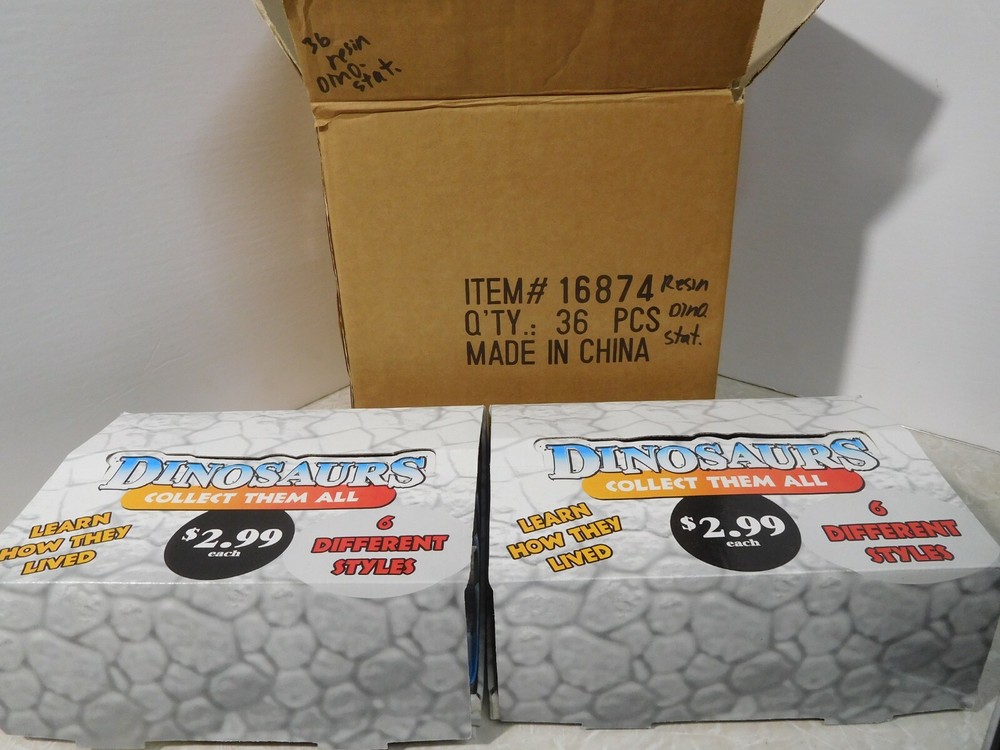 70 Resin Dinosaur Figures ~ for display only