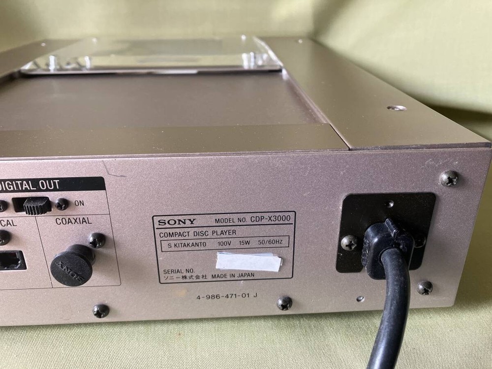 SONY CDP-X3000 CD Player
