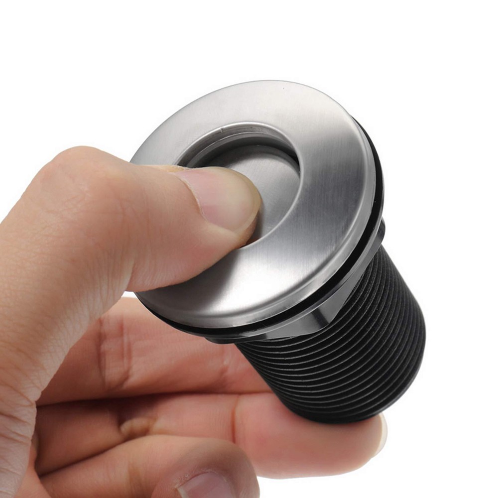 Sink Top Push Button With Air Hose Replacement Air Switch Button For Garbage Dis
