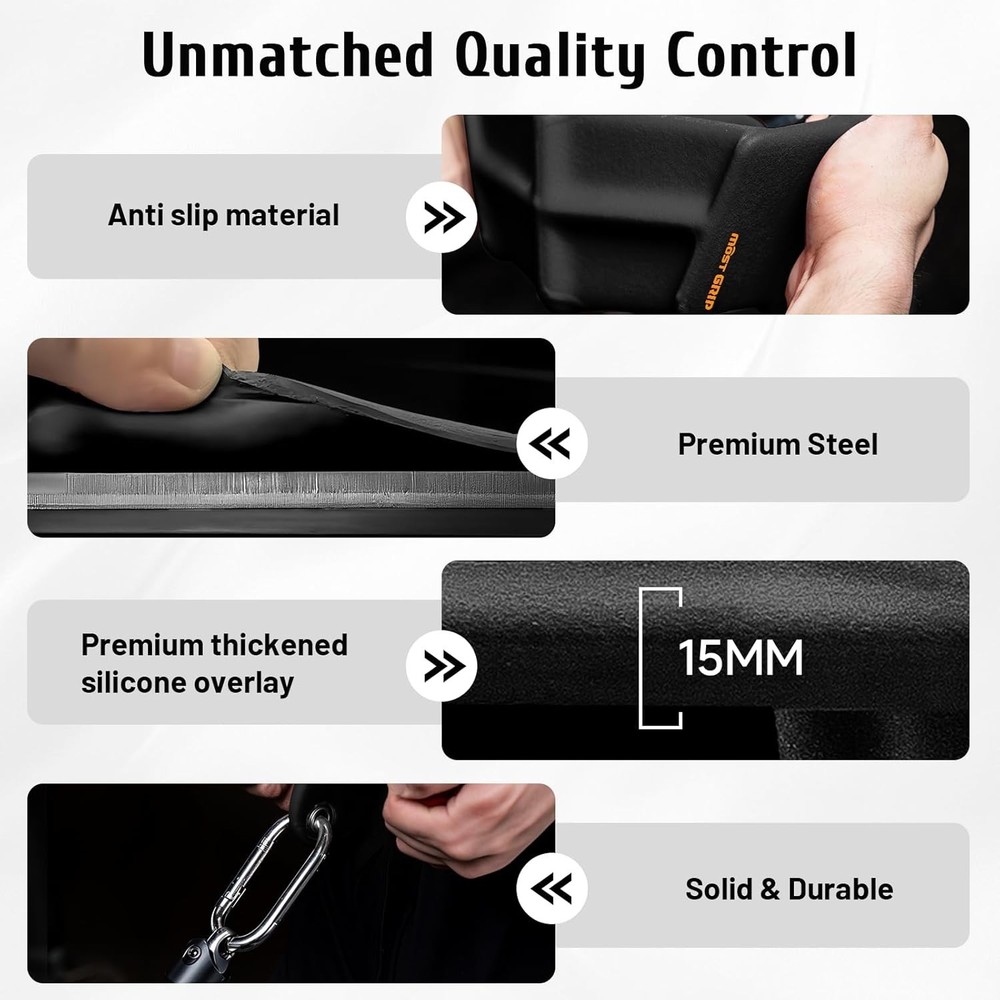 LAT Pull Down Bars Set Triangular Stability LAT Pulldown Attachments 8 Handles