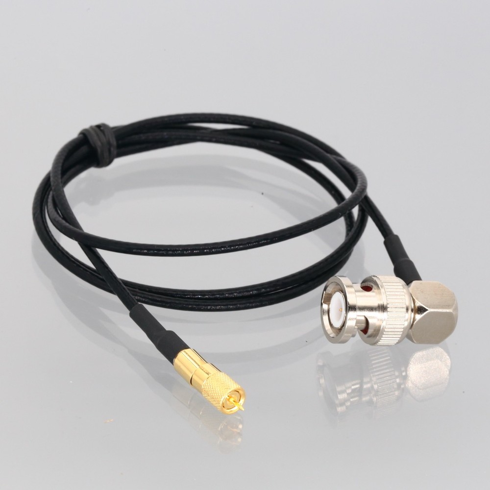BNC Elbow Locking Spring 10-32 Microdot RG316 Cable Accelerometer Flaw detector