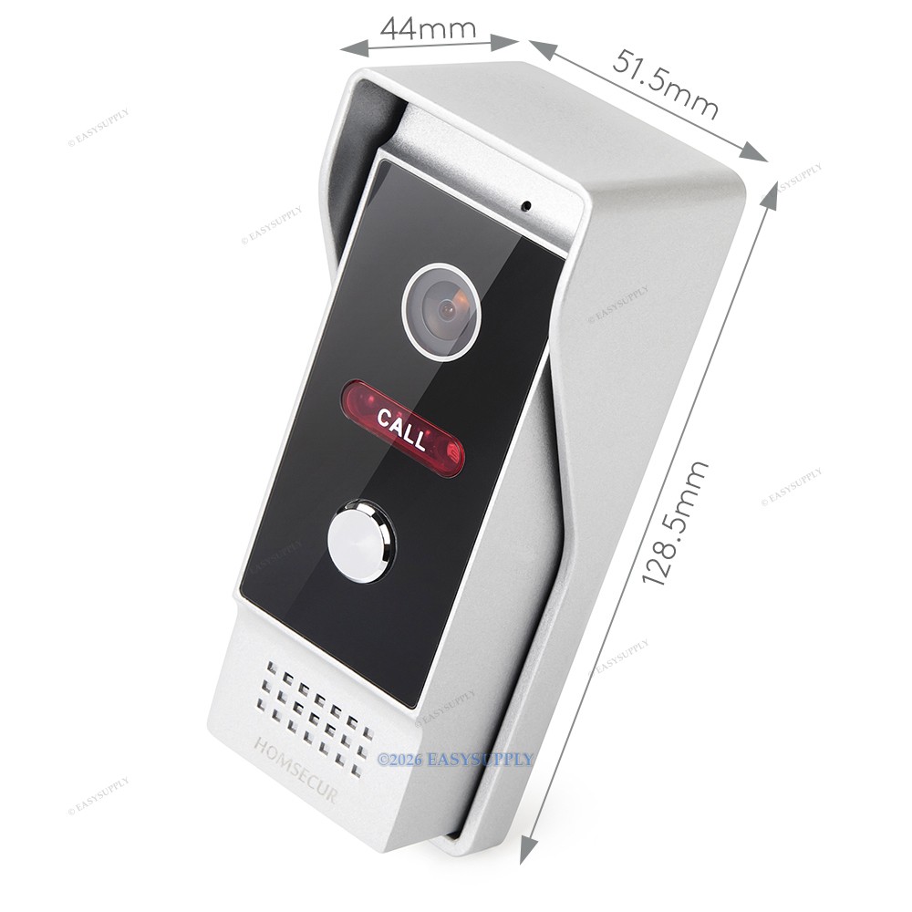 HD 1080p Visual Doorbell Camera For Intercom System Night Vision IR LED lighting