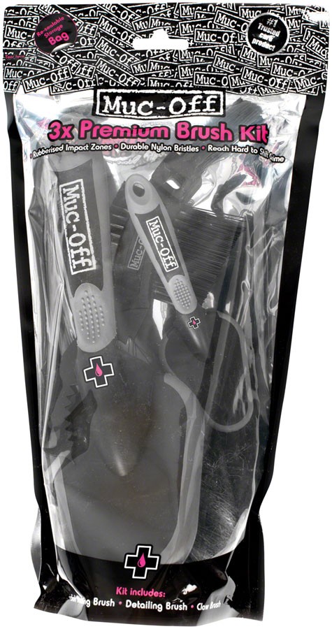 Three Brush Set - Muc-Off Three Brush Set - Cleaning Tool
