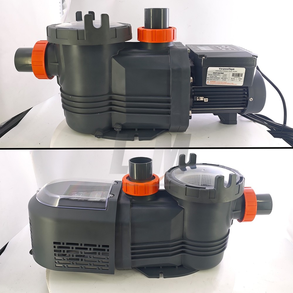 For Inground Pool 2.5HP Variable Speed High Flow Pump 10567GPH Energy Efficient