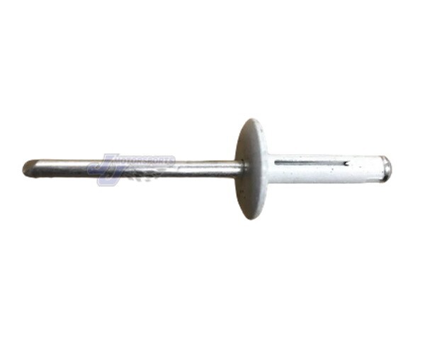 Large Head White Exploding Rivets Pop Rivet 25 ct. Tri-Fold Racing Fasteners