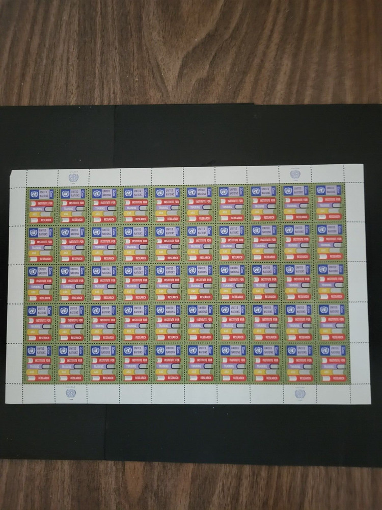 1969 UNITAR Sheet Scott # 192 MNH