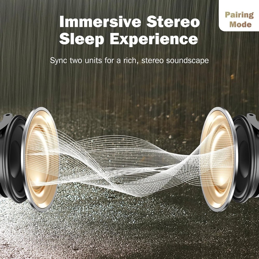 2-Pack Sync Stereo, Paussion Stereo Playback Function - 2 Sets, White
