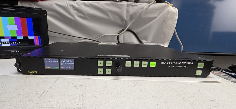Evertz 5601MSC Master SPG/Master Clock System