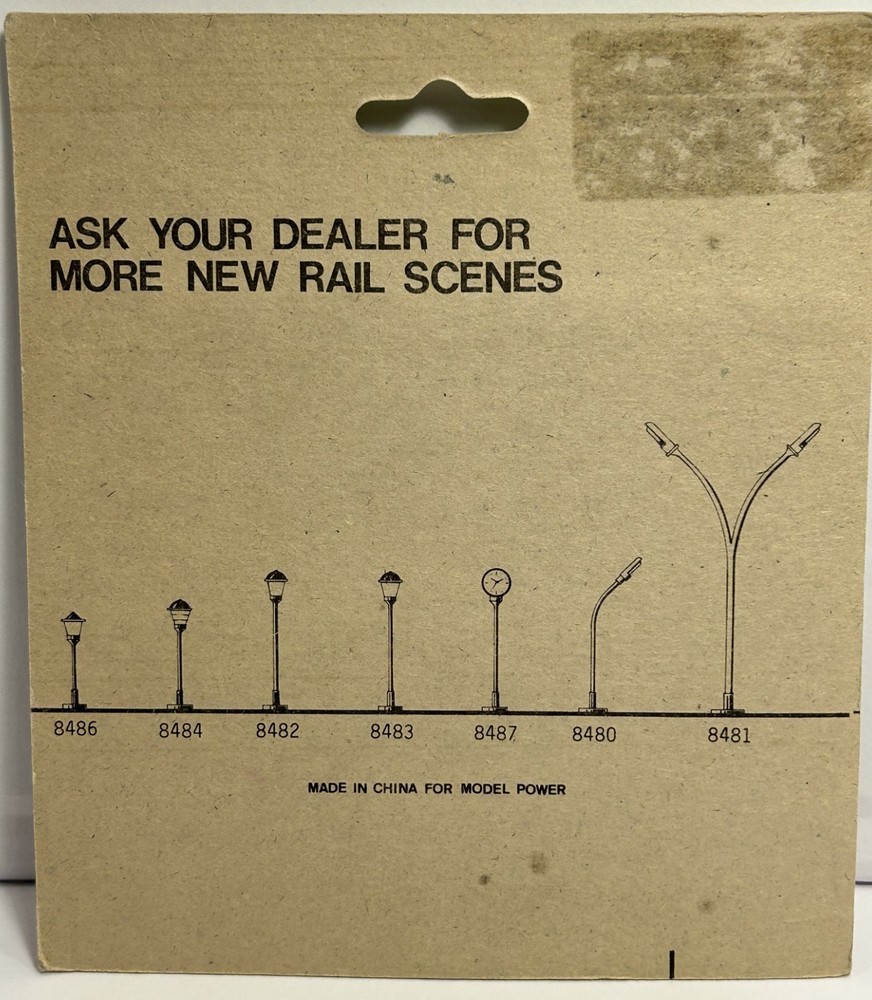 Two Lamp Posts by Model Power (TS 14-8139)