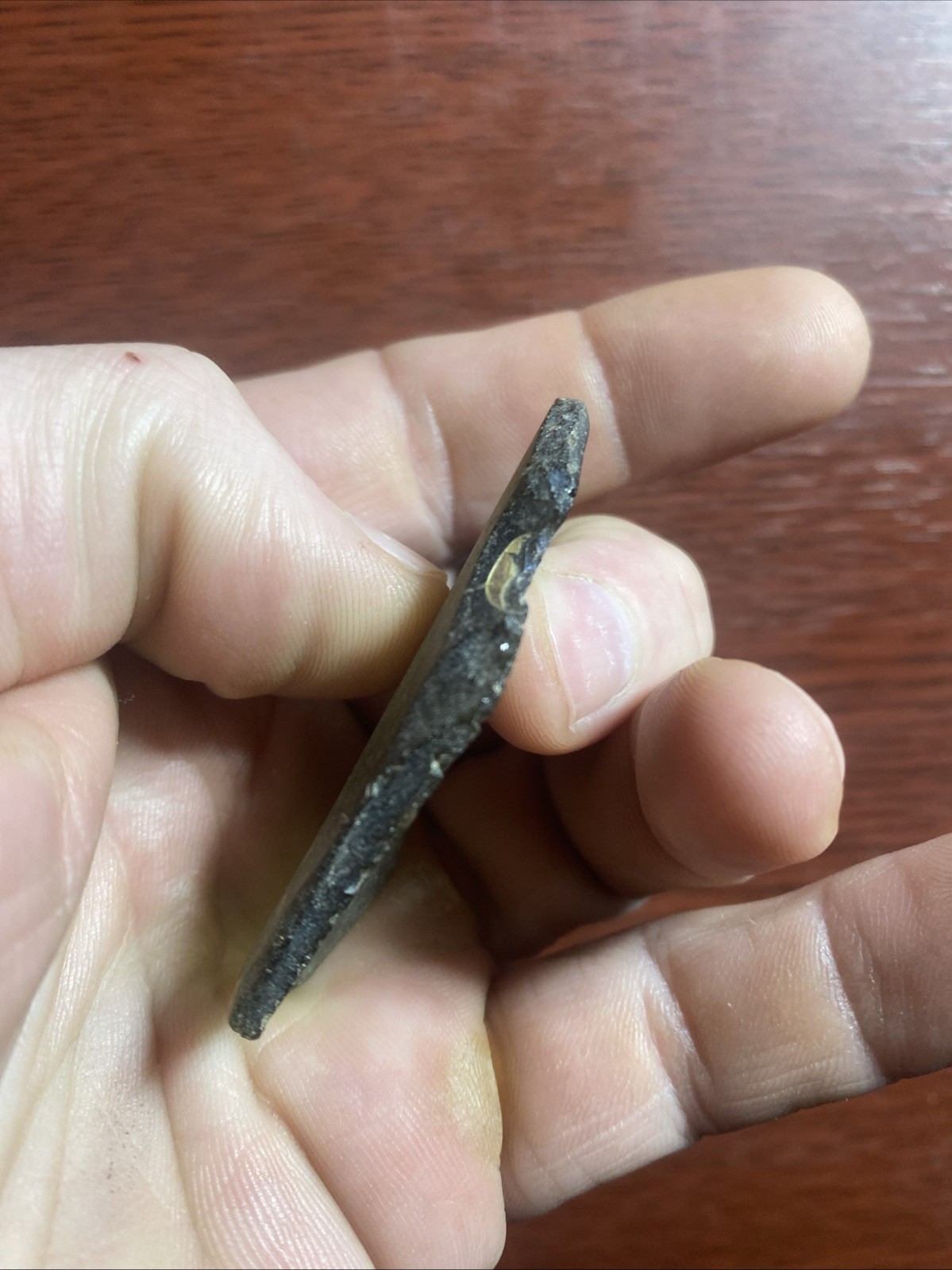 MLC s7718 Victorian Glass Arrowhead Susquehanna Valley Pa Artifact X Kunkle