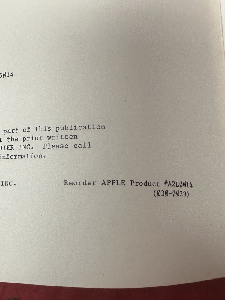 1978 Apple Software Bank Contributed Programs Vol 3-5 Bonus Issue Vintage Book