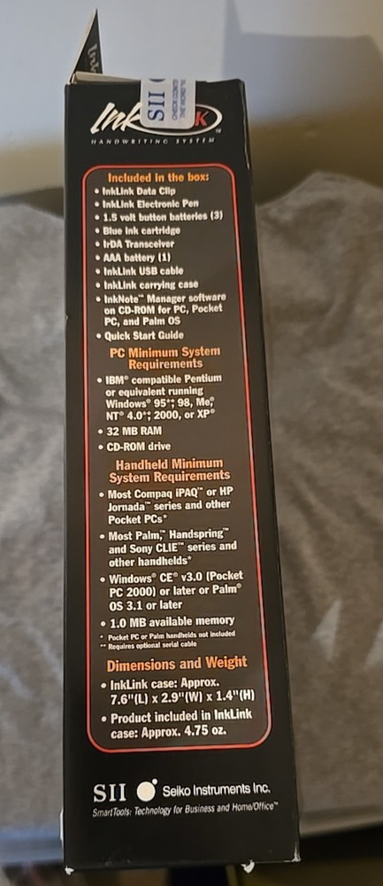 VINTAGE Seiko InkLink Handwriting System