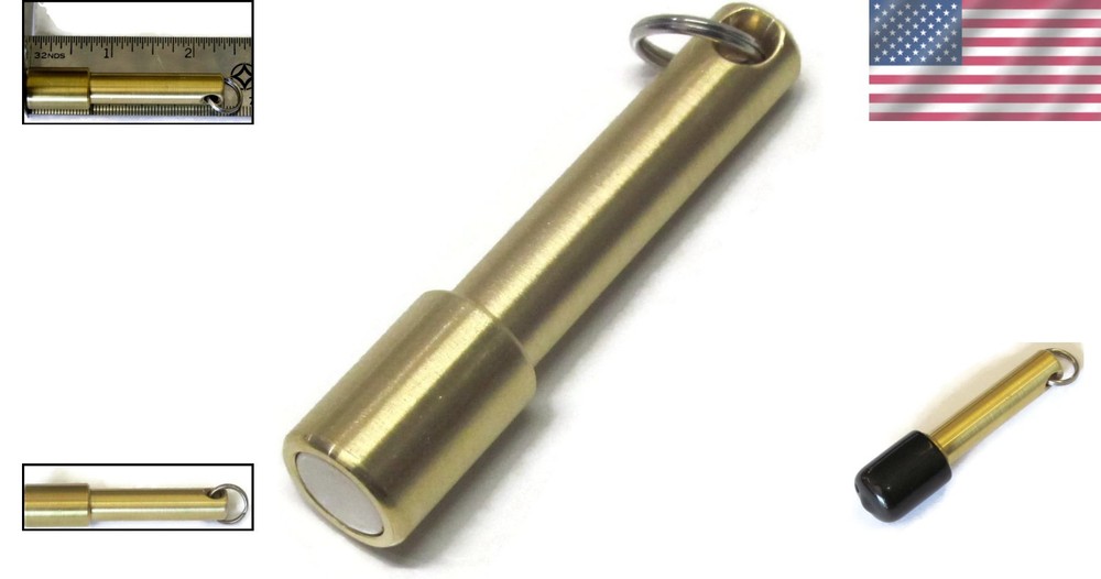 Compact 10lb Pull Strength Keychain Magnet