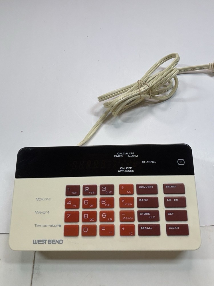 Vintage West Bend Kitchen Controlle Mult-function Advanced Appliance