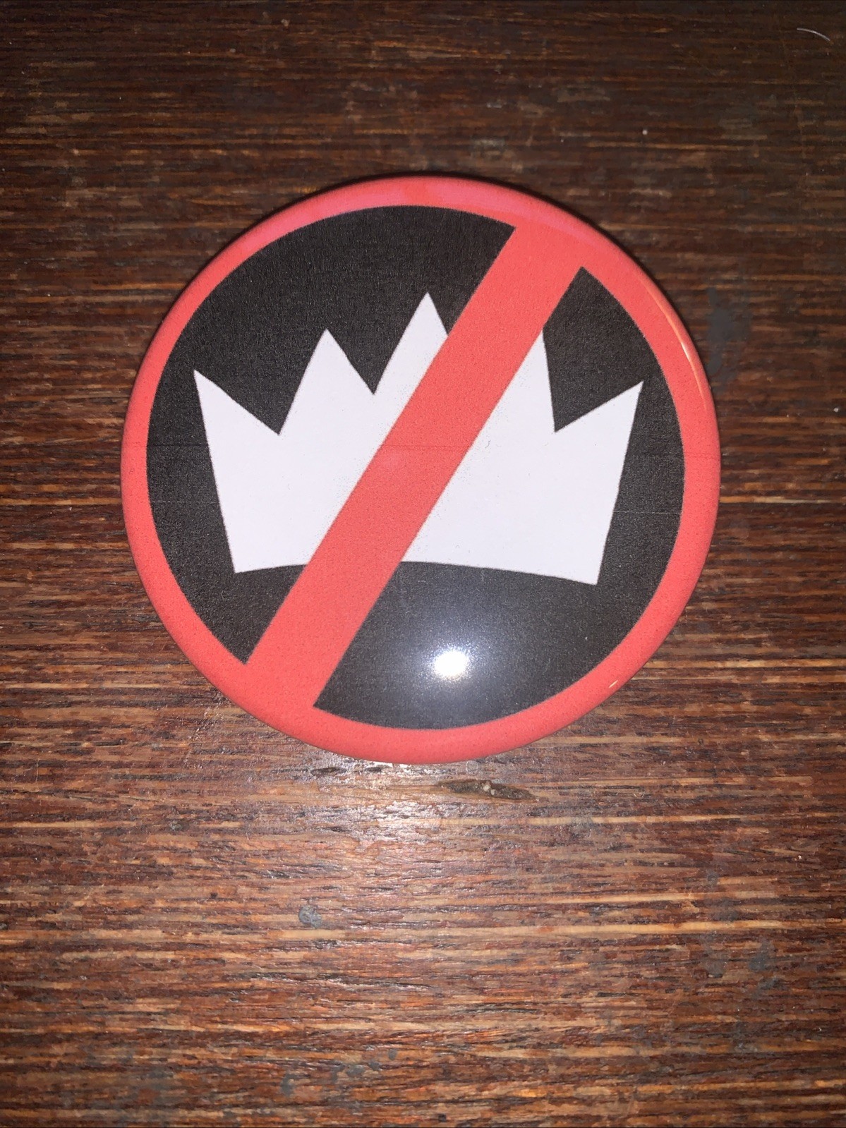 No Kings 2025 Protest Political 2.25 Inch Pinback Button