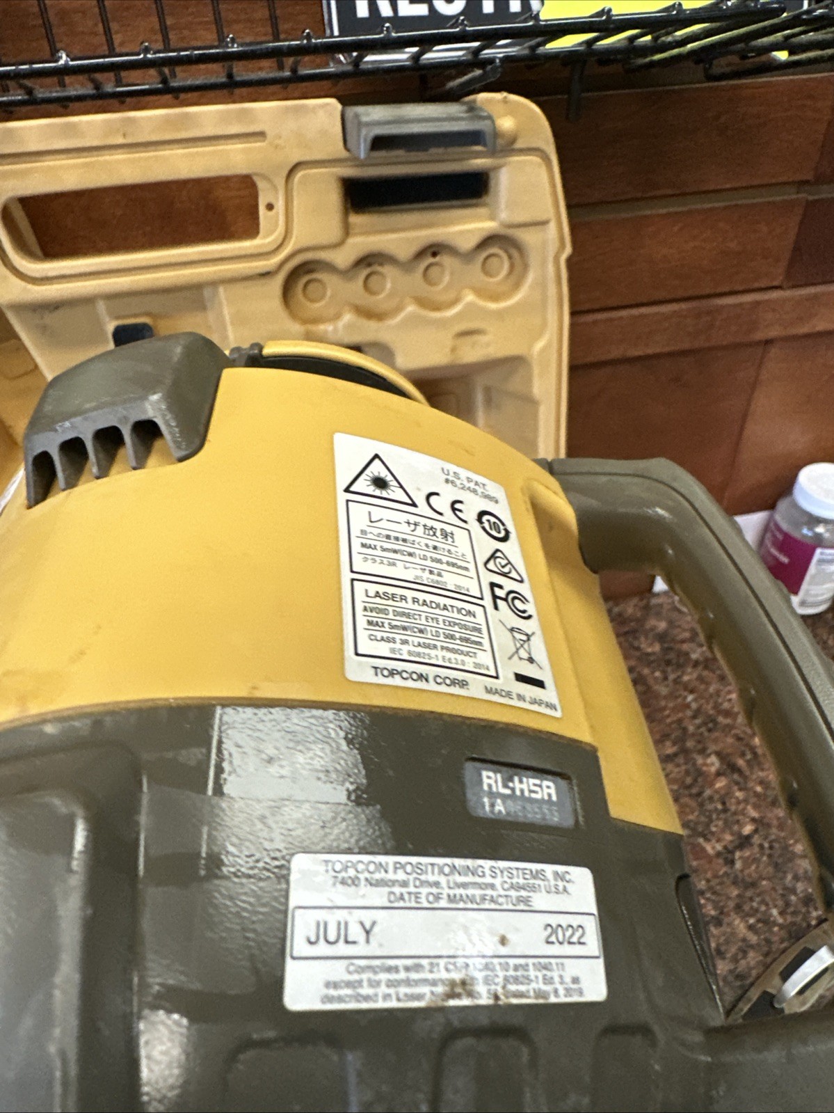 Topcon RL-H5A Horizontal Self-Leveling Rotary Laser Kit w/ LS-80L Receiver b4