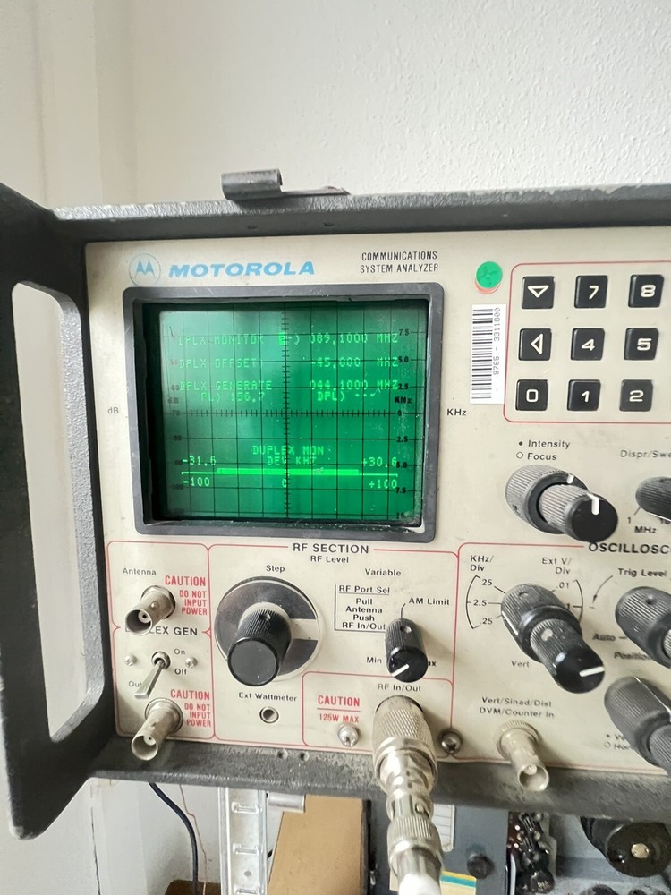 Motorola Communications System Analyzer