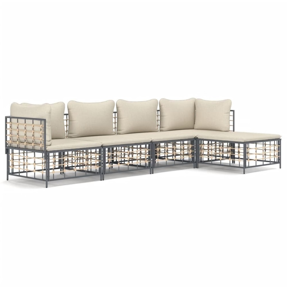 Garden Lounge Set Anthracite
