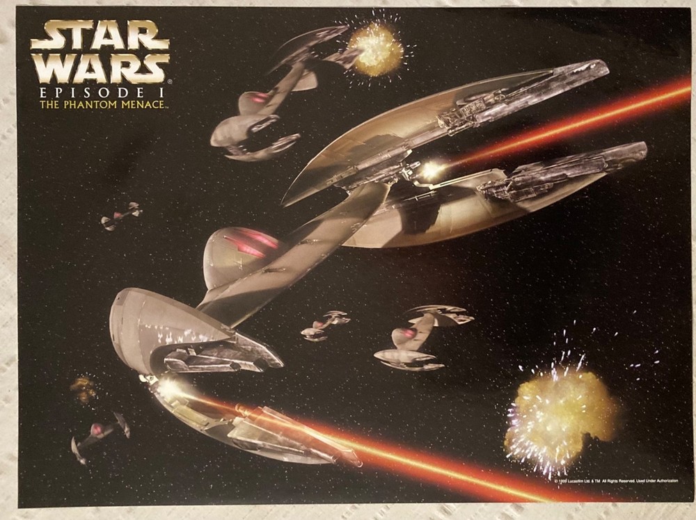 Star Wars Episode 1 The Phantom, Menace 1999 Poster P