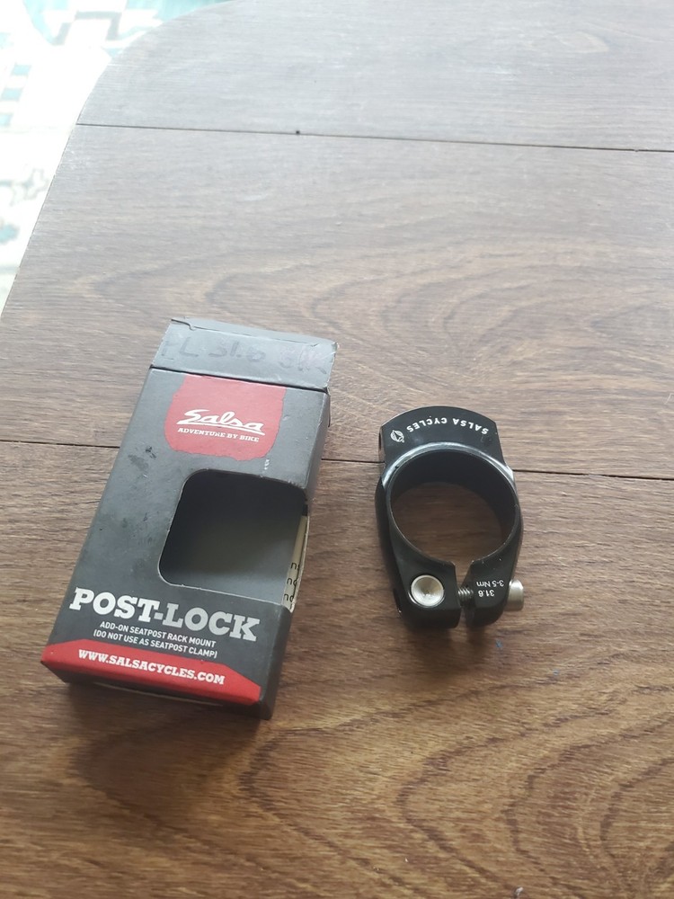 Salsa Post-Lock Add-on Seatpost Rack Mount 31.6mm