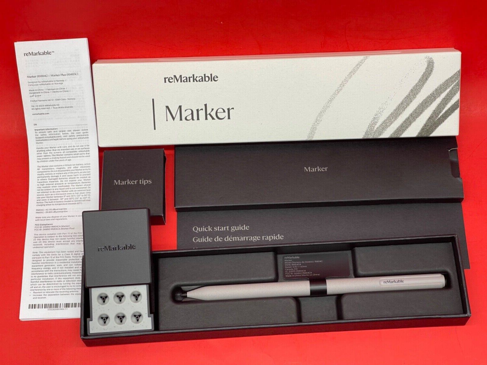 🔥🔥🔥Official ReMarkable PRO ONLY Marker Stylus Pen&6 TIPS OEM GENUINE WIRELESS