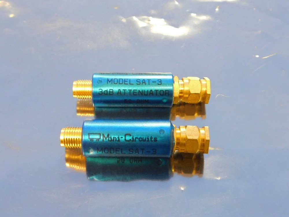 Mini-Circuits FD-2 RF/Microwave Freq Doubler & SAT-3 Fixed Attenuator Untested