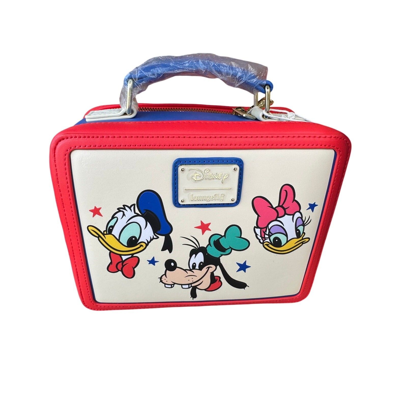 Loungefly Mickey & Friends Classic Lunchbox Crossbody Bag NWT