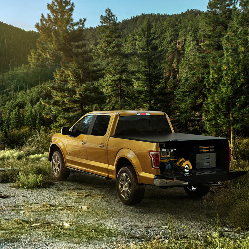 8ft 96" Bed Tonneau Cover Soft Roll Up for 02-24 Dodge Ram 1500 2500 3500 w/ Led