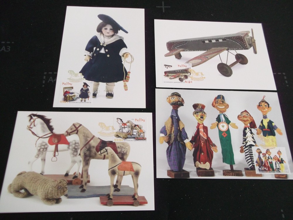 Greece 2006 children's toys Maximum Card set VF