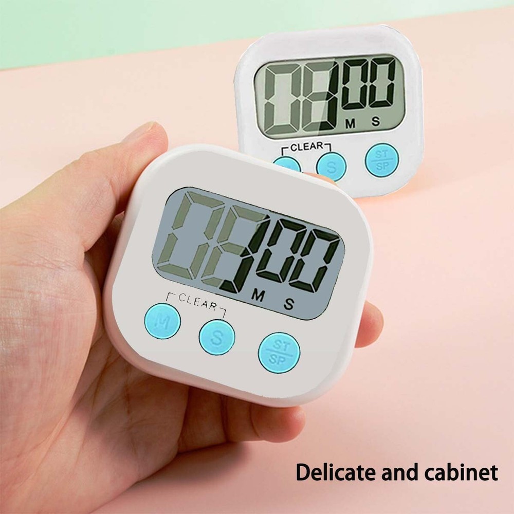 Kitchen Timer Digital Large Magnet Cooking LCD Alarm Loud Count Down Clear 99min