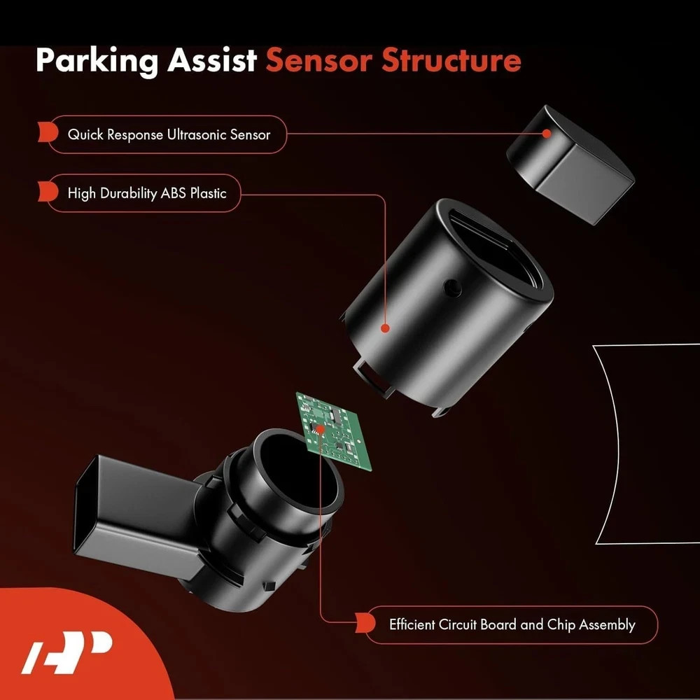 4-PC Reverse Backup Parking Assist Sensor Compatible with Select Toyota
