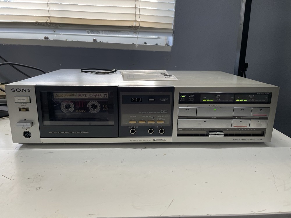 Sony Stereo Cassette Deck Player TC-FX4 (Serviced)