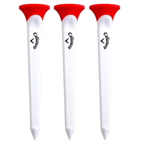 Par Tee Plastic Golf Tees Red/White 10 Pack