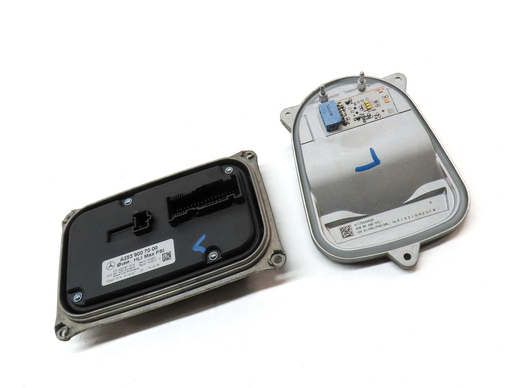 2019 MERCEDES GLC300 (X253) FRONT LEFT DRIVER HID HEADLIGHT CONTROL MODULE SET/2